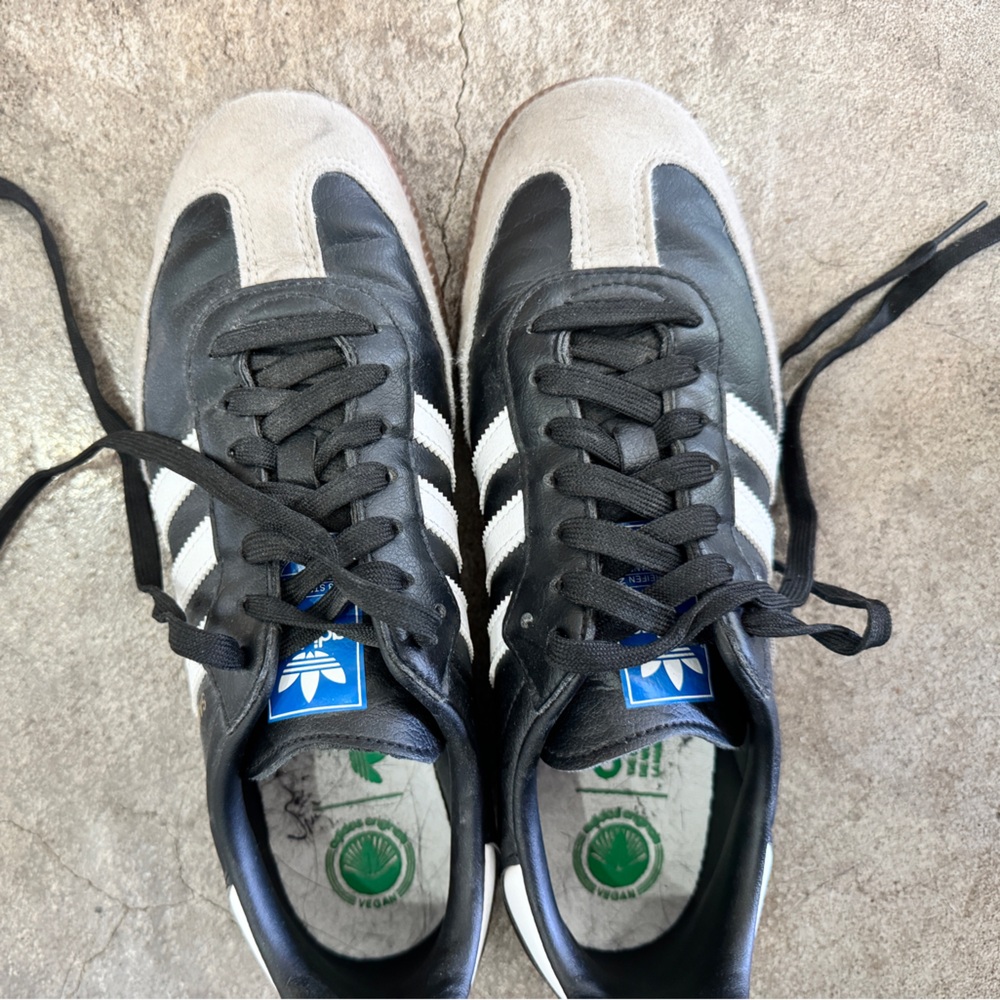 Adidas Samba: black & gray US 6.5 men’s (7.5 women’s)